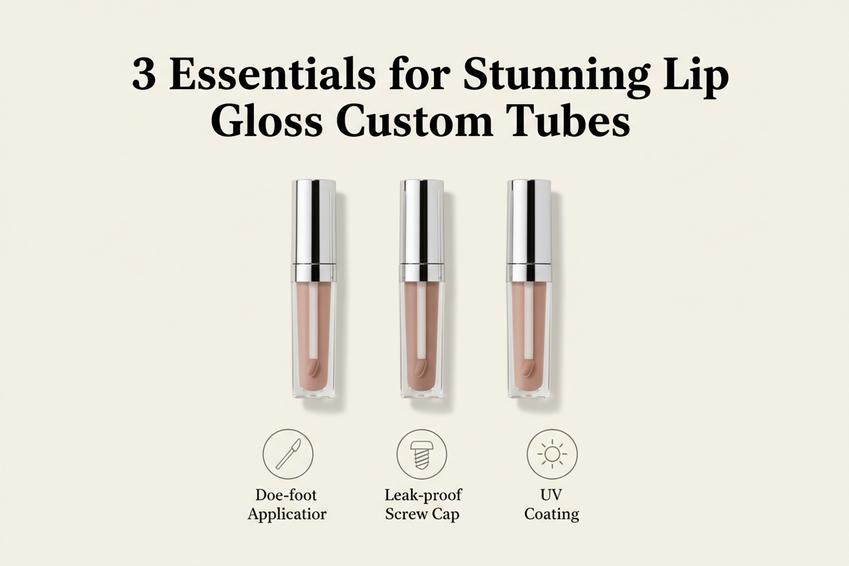 3 Essentials For Stunning Lip Gloss Custom Tubes