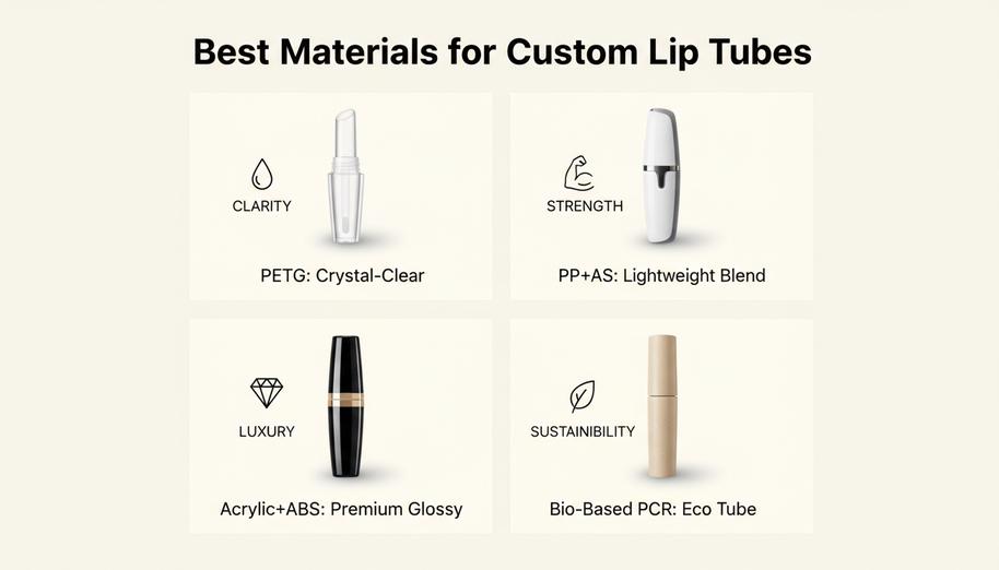 Which Materials Suit Custom Lip Tubes?