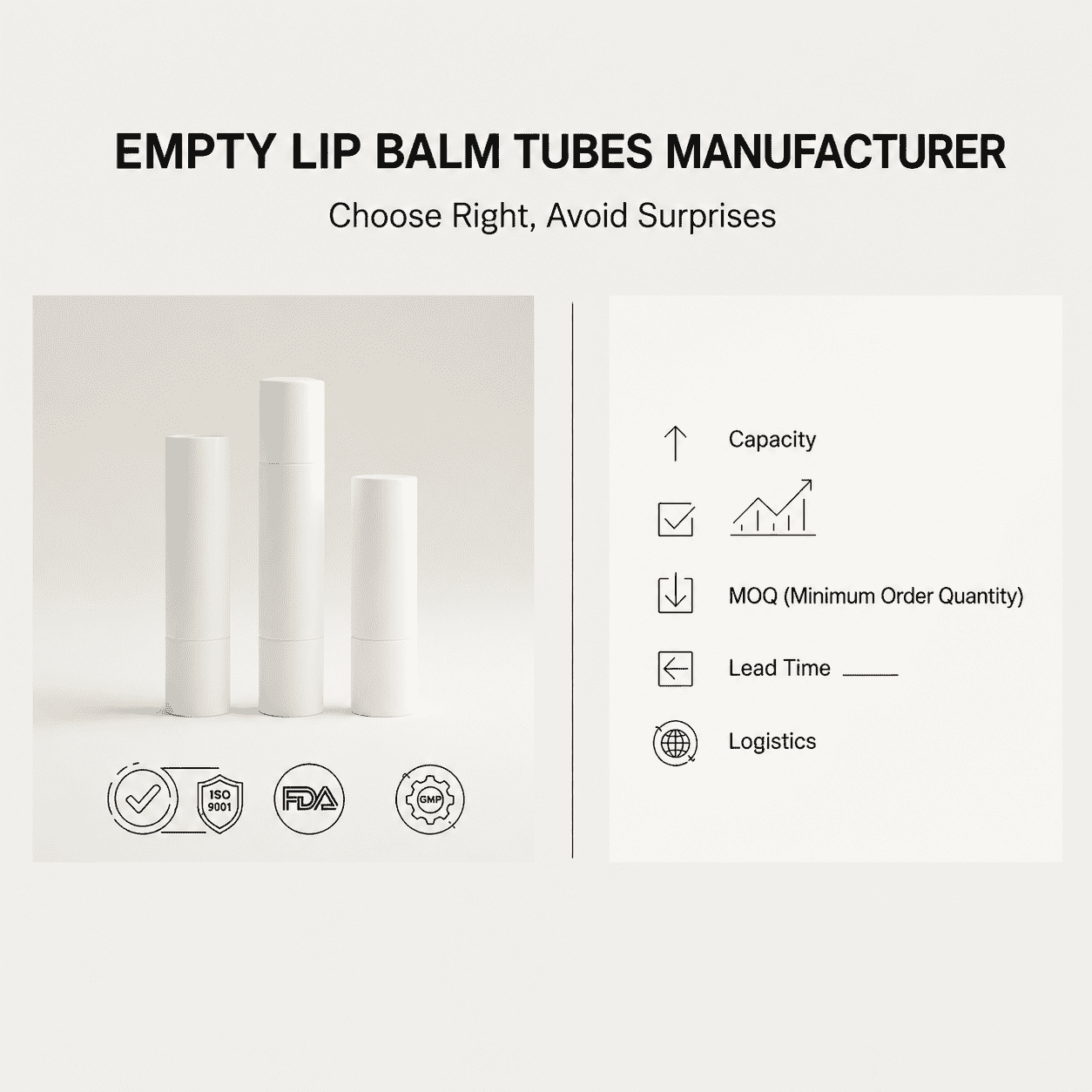 empty lip balm