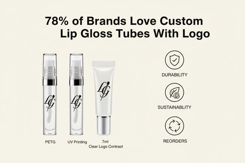 Tubos Personalizados de Brilho Labial com Logotipo