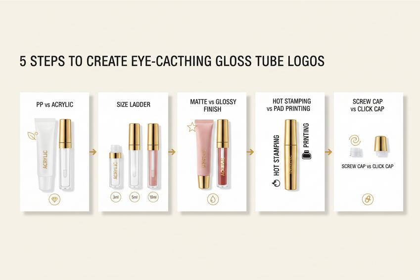 5 Passos Para Criar Logotipos Atraentes em Tubos Glossy