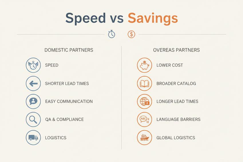 Domestic vs. Overseas Packaging Partners