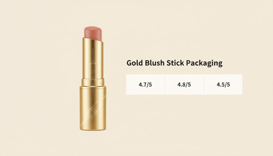 Pourquoi l'Emballage en Or pour Stick à Blush est à la Mode Maintenant