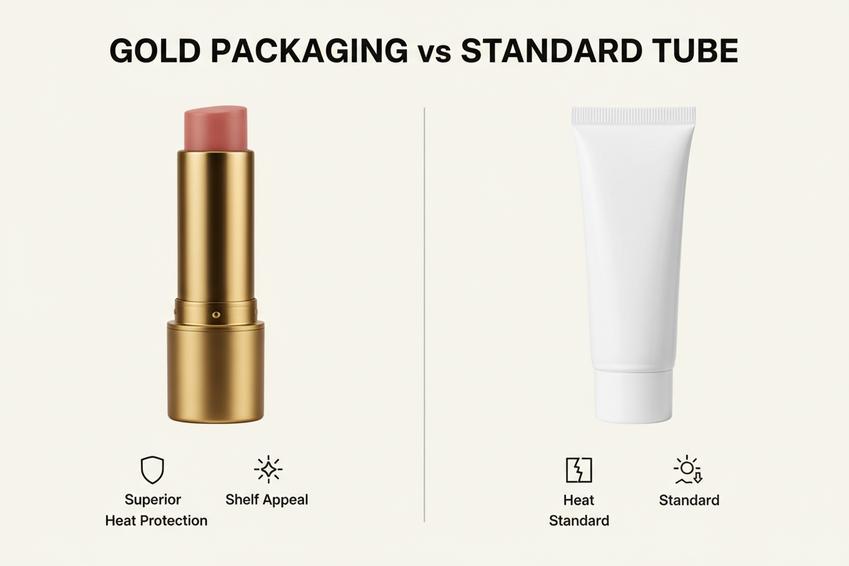 Blush Stick Emballage Or Vs. Tubes Standards