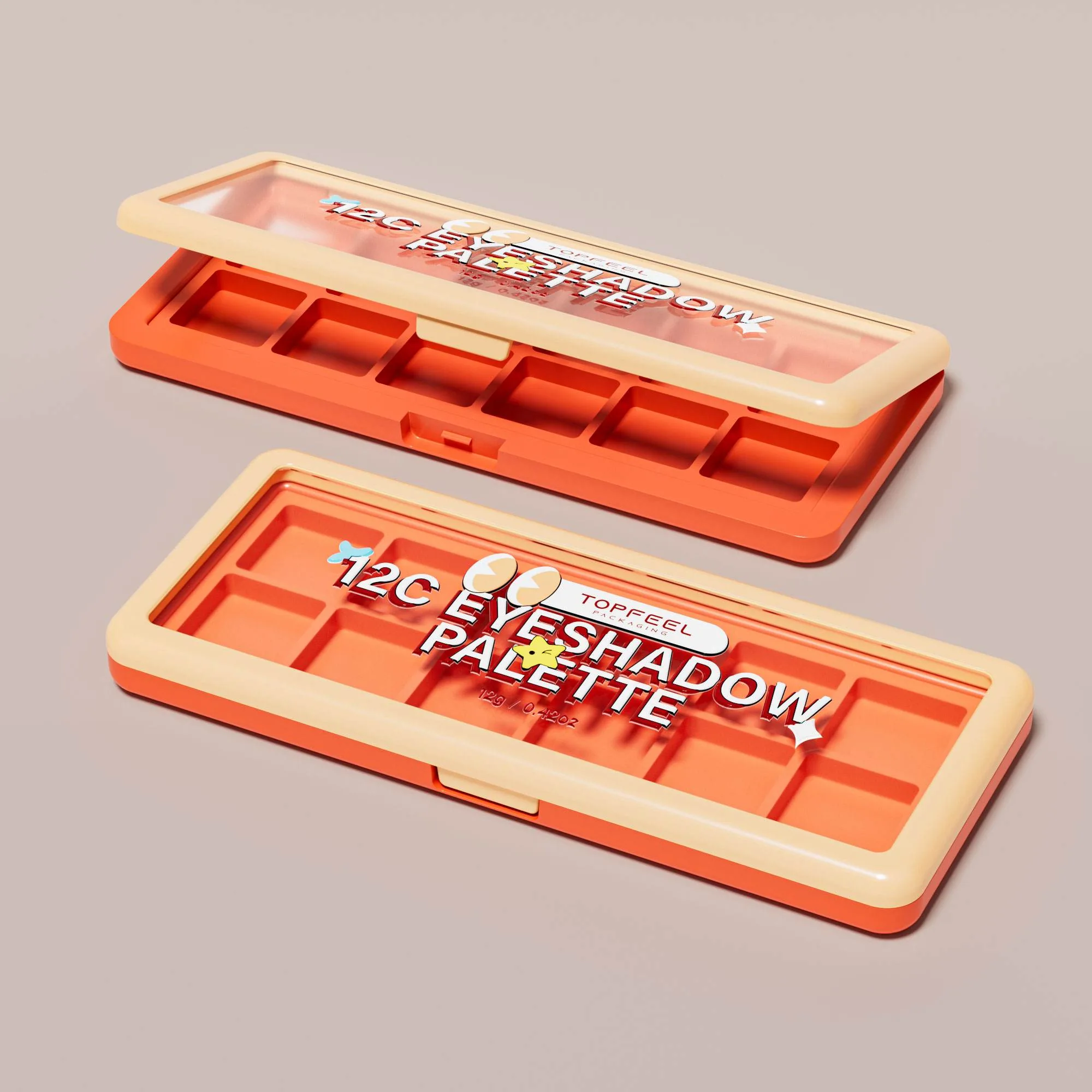 How to Choose Magnetic Makeup Palettes?插图1 mc-16-12-pan-layout-and-clearance