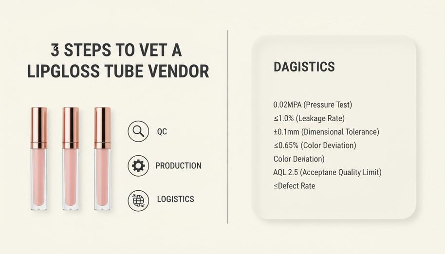 3 Steps To Vet A Lipgloss Tube Vendor