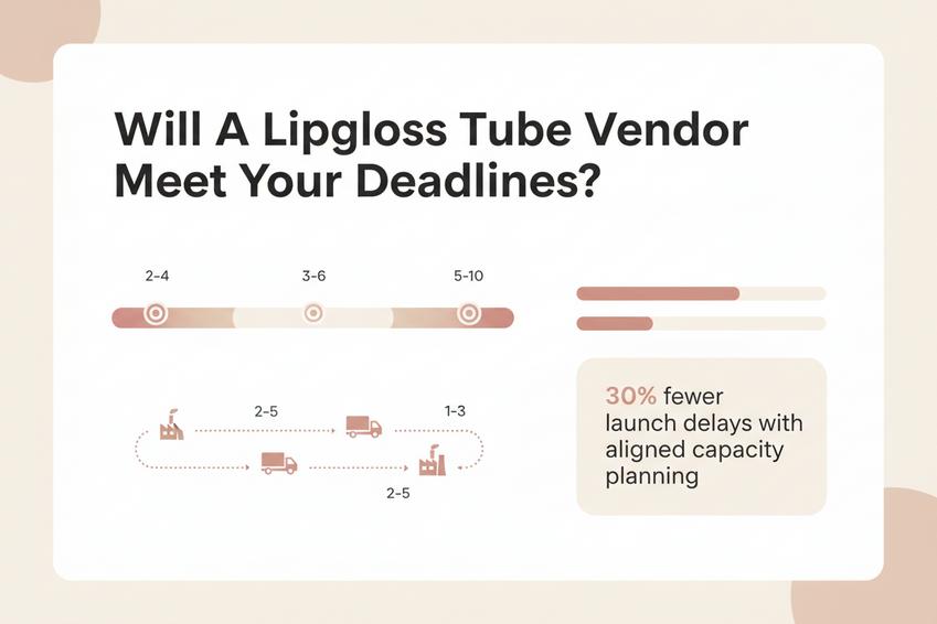 Will A Lipgloss Tube Vendor Meet Your Deadlines?