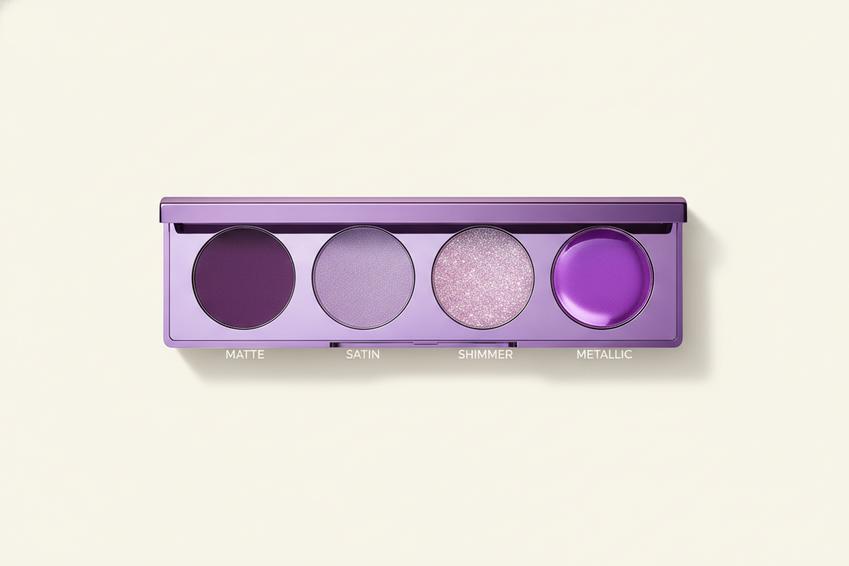 Types Of Purple Eyeshadow Palette Finishes