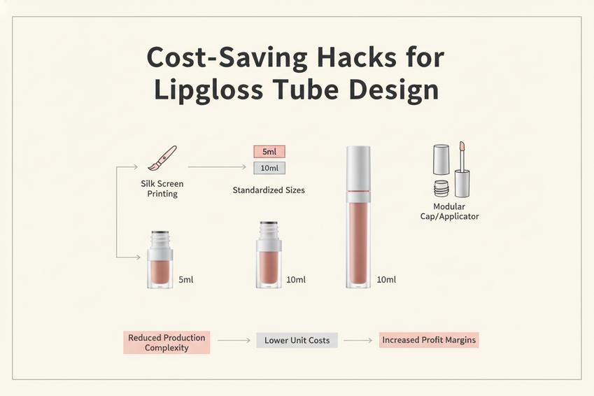Kostenersparende Hacks für das Design von Lipgloss-Röhren