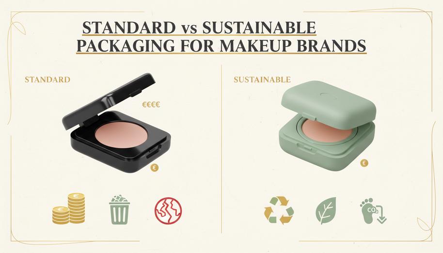 Standard vs. Sustainable: Makeup Packaging Showdown