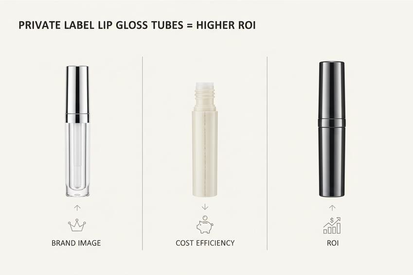 ทำไมท่อเกลี่ยลิปกลอสแบรนด์ส่วนตัวจึงสำคัญต่อ ROI