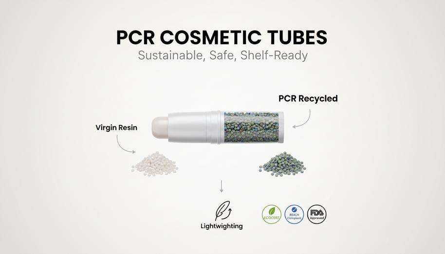 大量化粧品チューブにおける使用済みPCRの台頭