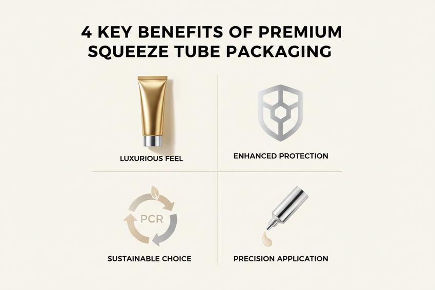 4 Key Benefits Of Premium Squeeze Tube Packaging